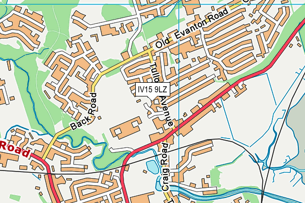 IV15 9LZ map - OS VectorMap District (Ordnance Survey)