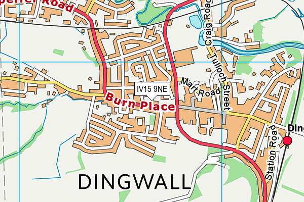 IV15 9NE map - OS VectorMap District (Ordnance Survey)