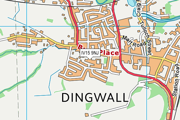 IV15 9NJ map - OS VectorMap District (Ordnance Survey)