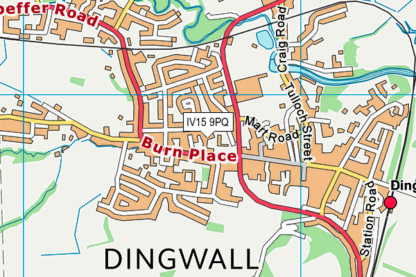 IV15 9PQ map - OS VectorMap District (Ordnance Survey)