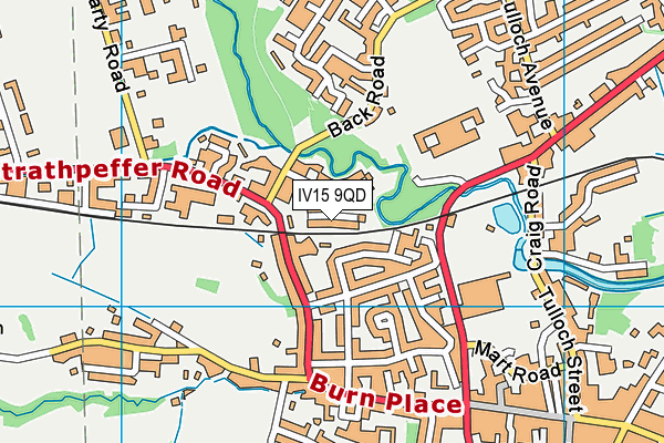 IV15 9QD map - OS VectorMap District (Ordnance Survey)