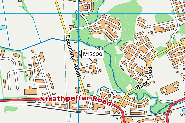 IV15 9QG map - OS VectorMap District (Ordnance Survey)