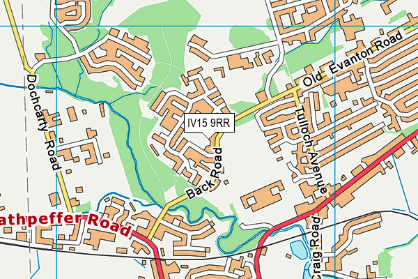 IV15 9RR map - OS VectorMap District (Ordnance Survey)