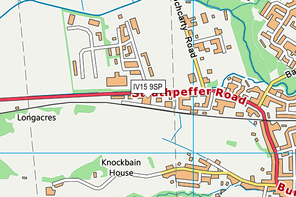 IV15 9SP map - OS VectorMap District (Ordnance Survey)