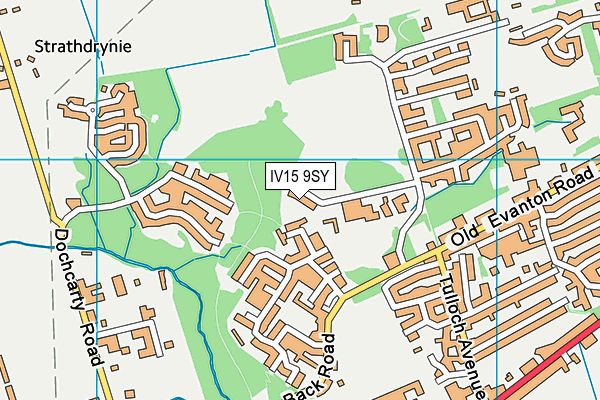 IV15 9SY map - OS VectorMap District (Ordnance Survey)