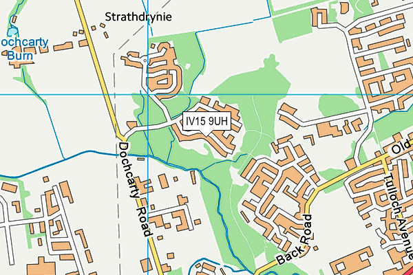 IV15 9UH map - OS VectorMap District (Ordnance Survey)