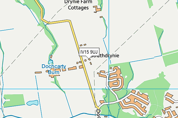 IV15 9UJ map - OS VectorMap District (Ordnance Survey)