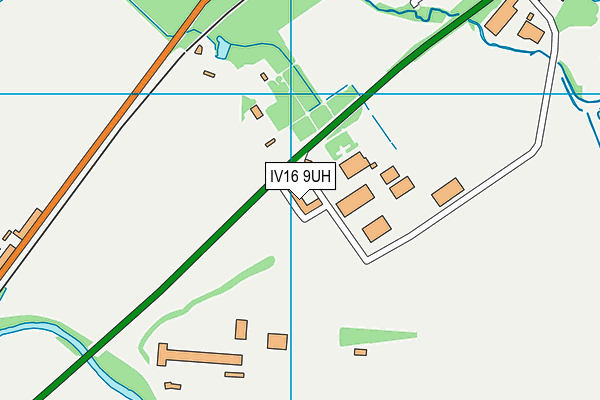 IV16 9UH map - OS VectorMap District (Ordnance Survey)