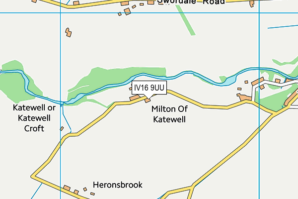 IV16 9UU map - OS VectorMap District (Ordnance Survey)