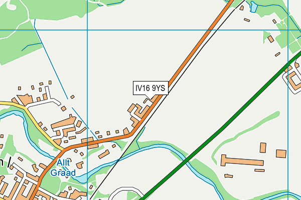 IV16 9YS map - OS VectorMap District (Ordnance Survey)