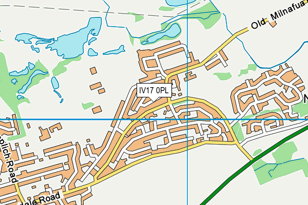 IV17 0PL map - OS VectorMap District (Ordnance Survey)