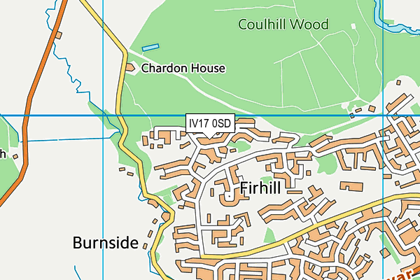 IV17 0SD map - OS VectorMap District (Ordnance Survey)