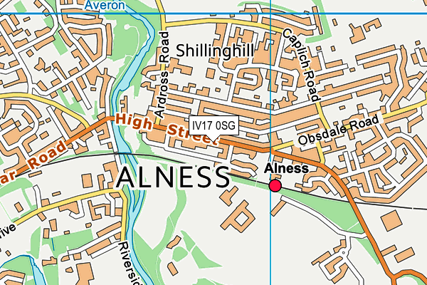 Map of ALNESS NEWS LTD at district scale
