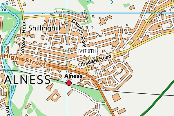 IV17 0TH map - OS VectorMap District (Ordnance Survey)