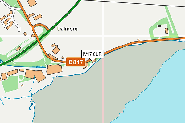 IV17 0UR map - OS VectorMap District (Ordnance Survey)