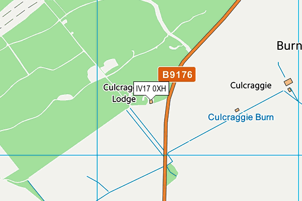 IV17 0XH map - OS VectorMap District (Ordnance Survey)