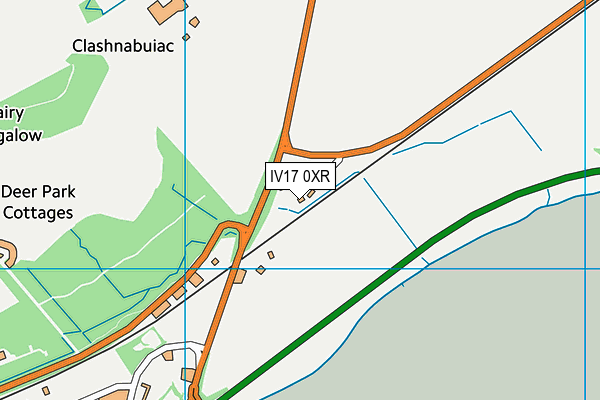 IV17 0XR map - OS VectorMap District (Ordnance Survey)