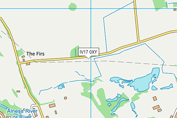 IV17 0XY map - OS VectorMap District (Ordnance Survey)