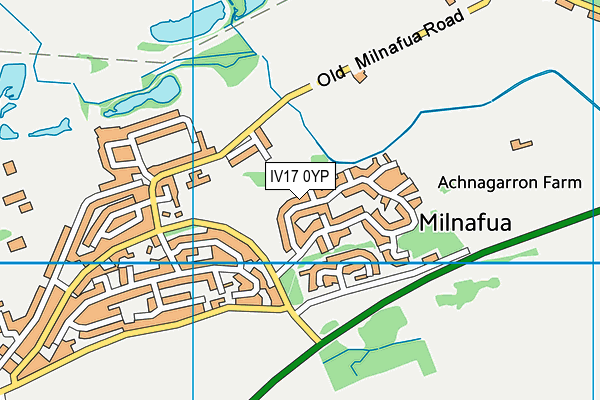 IV17 0YP map - OS VectorMap District (Ordnance Survey)