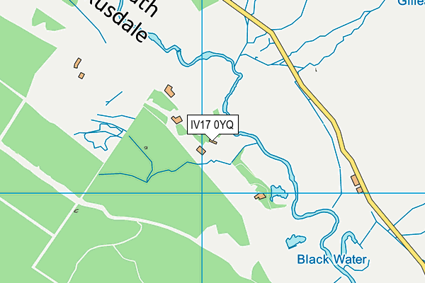 IV17 0YQ map - OS VectorMap District (Ordnance Survey)