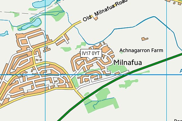 IV17 0YT map - OS VectorMap District (Ordnance Survey)