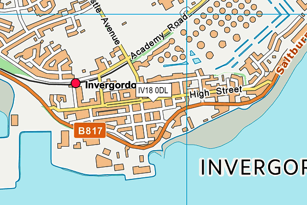 Map of INVERNEWS LTD at district scale