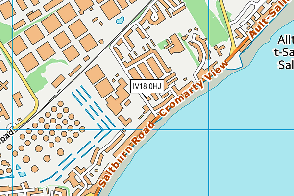 IV18 0HJ map - OS VectorMap District (Ordnance Survey)