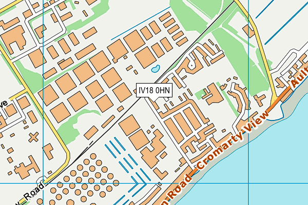 IV18 0HN map - OS VectorMap District (Ordnance Survey)