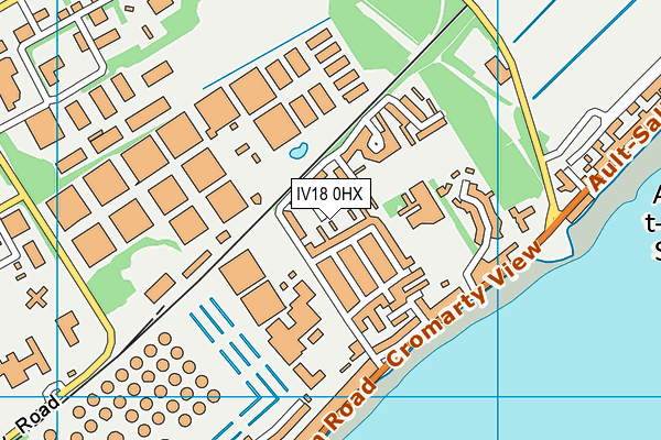 IV18 0HX map - OS VectorMap District (Ordnance Survey)