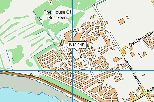 IV18 0NR map - OS VectorMap District (Ordnance Survey)