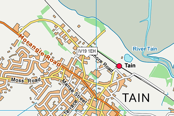 Map of TAIN ADVENTURES LTD at district scale