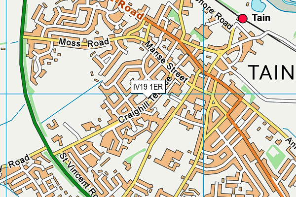 IV19 1ER map - OS VectorMap District (Ordnance Survey)