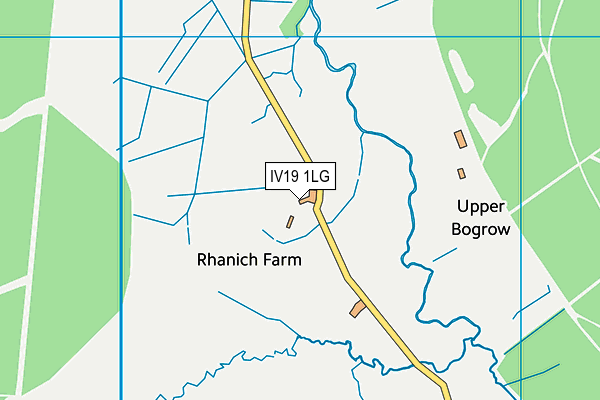 IV19 1LG map - OS VectorMap District (Ordnance Survey)