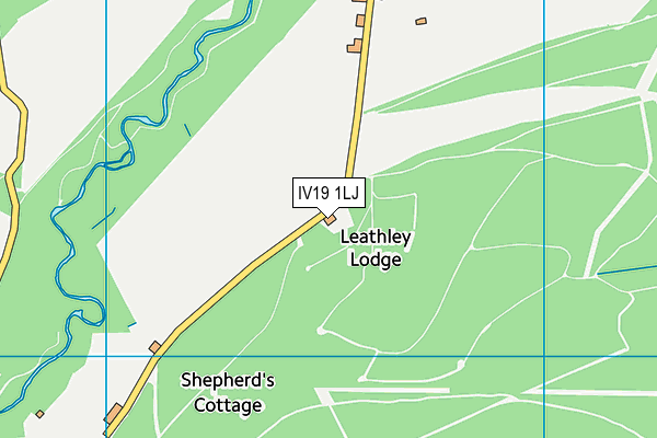 IV19 1LJ map - OS VectorMap District (Ordnance Survey)