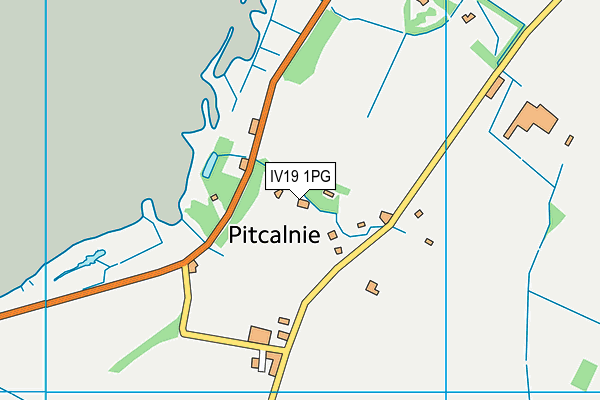 IV19 1PG map - OS VectorMap District (Ordnance Survey)