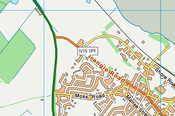 IV19 1PY map - OS VectorMap District (Ordnance Survey)