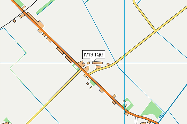 IV19 1QG map - OS VectorMap District (Ordnance Survey)