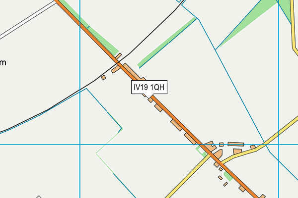 IV19 1QH map - OS VectorMap District (Ordnance Survey)