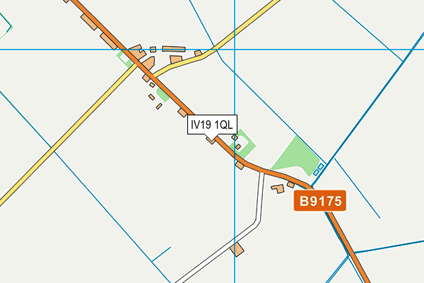 IV19 1QL map - OS VectorMap District (Ordnance Survey)