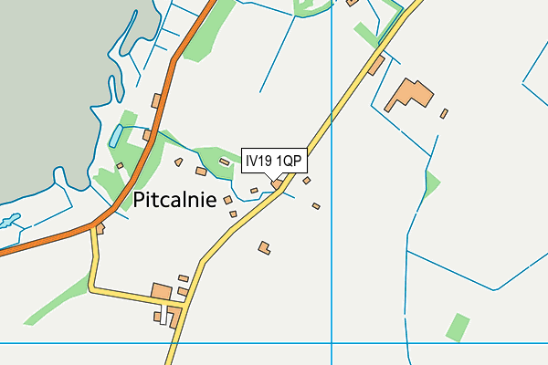 IV19 1QP map - OS VectorMap District (Ordnance Survey)