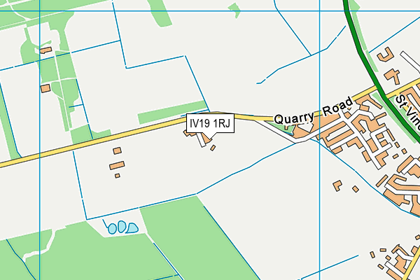 IV19 1RJ map - OS VectorMap District (Ordnance Survey)