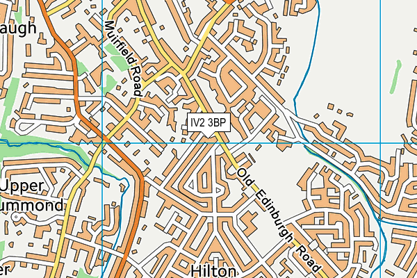 IV2 3BP map - OS VectorMap District (Ordnance Survey)