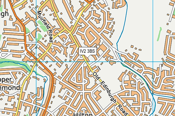 IV2 3BS map - OS VectorMap District (Ordnance Survey)