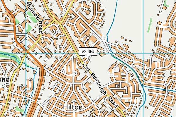 IV2 3BU map - OS VectorMap District (Ordnance Survey)