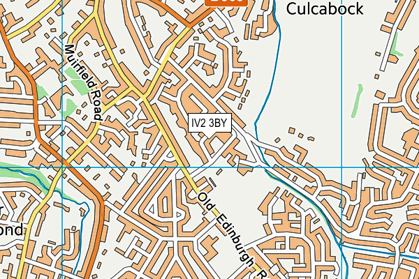 IV2 3BY map - OS VectorMap District (Ordnance Survey)