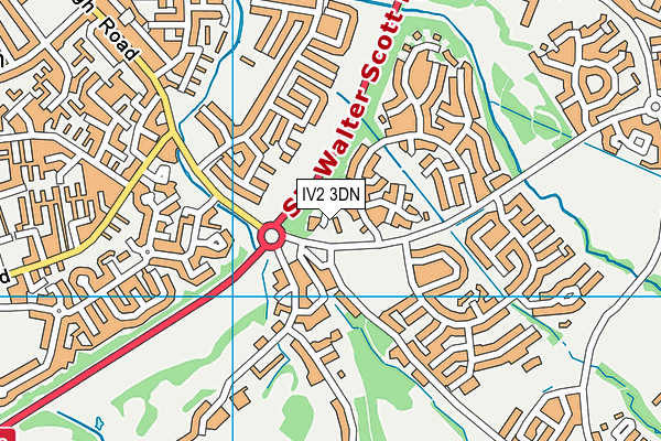 IV2 3DN map - OS VectorMap District (Ordnance Survey)