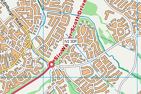 IV2 3DP map - OS VectorMap District (Ordnance Survey)