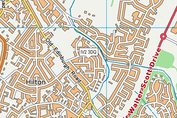 IV2 3DQ map - OS VectorMap District (Ordnance Survey)