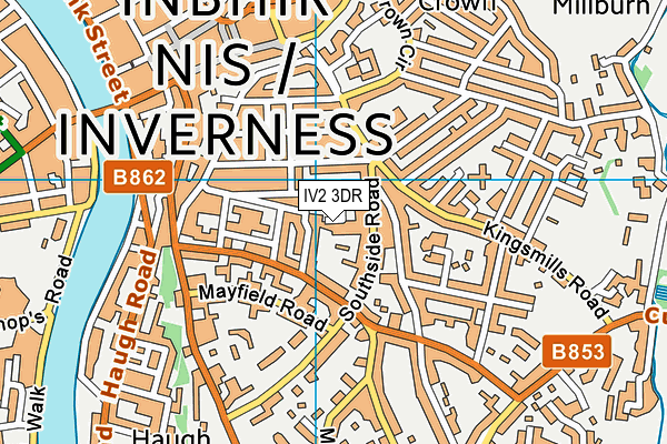 IV2 3DR map - OS VectorMap District (Ordnance Survey)