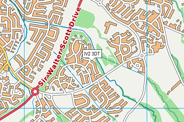 IV2 3DT map - OS VectorMap District (Ordnance Survey)